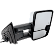 Passenger Side Towing Mirror, Power Adjust, Heated, Power Folding, Chrome, In-glass Signal Light, With Memory, No Puddle Light, No Auto-Dim, No Blind Spot Feature