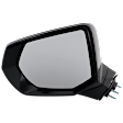 Driver Side Mirror, Power Adjust, Heated, Manual Folding, Paintable, No Signal Light, No Memory, No Puddle Light, No Auto-Dim, No Blind Spot Feature