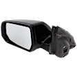 Driver Side Mirror, Power Adjust, Heated, Manual Folding, Paintable, In-housing Signal Light, No Memory, No Puddle Light, No Auto-Dim, No Blind Spot Feature