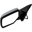 Driver Side Mirror, Power Adjust, Heated, Manual Folding, Chrome, No Signal Light, No Memory, No Puddle Light, No Auto-Dim, No Blind Spot Feature