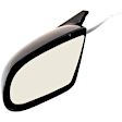 Driver Side Mirror, Manual Adjust, Non-Folding, Non-Heated, Paintable, No Signal Light, No Memory, No Puddle Light, No Auto-Dimming, No Blind Spot Feature