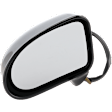 Driver Side Mirror, Power Adjust, Non-Folding, Non-Heated, Paintable, No Signal Light, No Memory, No Puddle Light, No Auto-Dimming, No Blind Spot Feature
