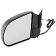 Driver Side Mirror, Power Adjust, Manual Folding, Heated, Textured Black, No Signal Light, No Memory, No Puddle Light, No Auto-Dimming, No Blind Spot Feature, 2nd Design