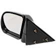 Driver Side Mirror, Manual Adjust, Manual Folding, Non-Heated, Textured Black, No Signal Light, No Memory, No Puddle Light, No Auto-Dimming, No Blind Spot Feature