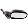 Passenger Side Mirror, Power Adjust, Manual Folding, Non-Heated, Paintable, No Signal Light, No Memory, No Puddle Light, No Auto-Dimming, No Blind Spot Feature