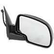 Passenger Side Mirror, Non-Towing, Power Adjust, Manual Folding, Non-Heated, Paintable, No Signal Light, No Memory, No Puddle Light, No Auto-Dimming, No Blind Spot Feature