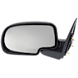 Driver Side Mirror, Manual Adjust, Non-Heated, Manual Folding, Chrome, No Signal Light, No Memory, No Puddle Light, No Auto-Dim, No Blind Spot Feature