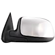 Driver Side Mirror, Manual Adjust, Non-Heated, Manual Folding, Chrome, No Signal Light, No Memory, No Puddle Light, No Auto-Dim, No Blind Spot Feature