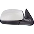 Passenger Side Mirror, Manual Adjust, Non-Heated, Manual Folding, Chrome, No Signal Light, No Memory, No Puddle Light, No Auto-Dim, No Blind Spot Feature