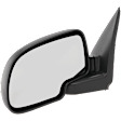 Driver Side Mirror, Manual Adjust, Non-Heated, Manual Folding, Textured Black, No Signal Light, No Memory, No Puddle Light, No Auto-Dim, No Blind Spot Feature