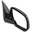Passenger Side Mirror, Non-Towing, Power Adjust, Manual Folding, Heated, Chrome, No Signal Light, No Memory, No Puddle Light, No Auto-Dimming, No Blind Spot Feature