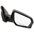 Passenger Side Mirror, Power Adjust, Heated, Manual Folding, Textured Black