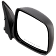 Passenger Side Mirror, Manual Adjust, Manual Folding, Non-Heated, Textured Black, No Signal Light, No Memory, No Puddle Light, No Auto-Dimming, No Blind Spot Feature