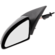 Driver Side Mirror, Manual Adjust, Non-Folding, Non-Heated, Textured Black, No Signal Light, No Memory, No Puddle Light, No Auto-Dimming, No Blind Spot Feature