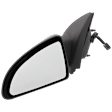 Driver Side Mirror, Power Adjust, Non-Folding, Non-Heated, Paintable, No Signal Light, No Memory, No Puddle Light, No Auto-Dimming, No Blind Spot Feature, 4 Door Sedan