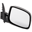 Passenger Side Mirror, Power Adjust, Manual Folding, Heated, Paintable, No Signal Light, No Memory, No Puddle Light, No Auto-Dimming, No Blind Spot Feature