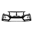 2017 Honda Civic - Front Primed Bumper Cover, Hatchback