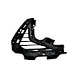 Front, Passenger Side, Lower Bumper Trim, Black
