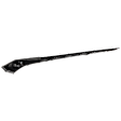 Hatchback Passenger Side Grille Extension, Painted Black