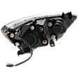 Driver and Passenger Side Projector Halogen Headlight, With bulb(s), Clear Lens