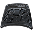 Factory Style Steel Hood Natural Finish