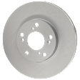 Front, Driver or Passenger Side Brake Disc, G-Coated, Plain Surface, Vented, 5 Lugs, 281.94 mm