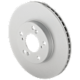 Front, Driver or Passenger Side Brake Disc, G-Coated, Plain Surface, Vented, 5 Lugs, 281.94 mm