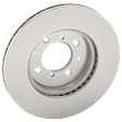 Front, Driver or Passenger Side Brake Disc, G-Coated, Plain Surface, Vented, 4 Lugs, 261.87 mm