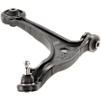 Front, Passenger Side, Lower Control Arm, With ball joint(s)
