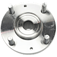 Front, Driver or Passenger Side Wheel Hub, Without Bearing, 4 x 4.5 in. Bolt Pattern, FWD