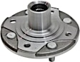 Front, Driver or Passenger Side Wheel Hub, 4 Lugs, Without Bearing, 2.2L, 4Cyl