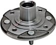 Front, Driver or Passenger Side Wheel Hub, 4 Lugs, Without Bearing, 2.2L, 4Cyl
