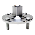 Front, Driver or Passenger Side Wheel Hub, 4 Lugs, Without Bearing, 2.3L, 4Cyl