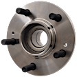 Rear, Driver or Passenger Side Wheel Hub, with Bearing, 4-Wheel ABS, with Bearing, FWD