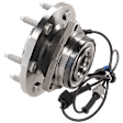Front, Driver or Passenger Side Wheel Hub, With Bearing, With Sensor, 6 x 5.5 in. Bolt Pattern
