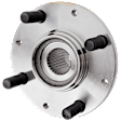 Front, Driver or Passenger Side Wheel Hub, without Bearing, FWD, Non-ABS