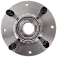 Front, Driver or Passenger Side Wheel Hub, without Bearing, FWD, Non-ABS