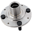 Front, Driver or Passenger Side Wheel Hub, without Bearing, FWD, Non-ABS
