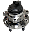 Front, Driver or Passenger Side Wheel Hub, With Bearing, With Sensor, 5 x 4.5 in. Bolt Pattern, RWD