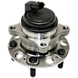 Front, Driver or Passenger Side Wheel Hub, With Bearing, With Sensor, 5 x 4.5 in. Bolt Pattern, RWD