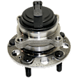Front, Driver or Passenger Side Wheel Hub, With Bearing, With Sensor, 5 x 4.5 in. Bolt Pattern, RWD