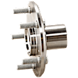 Front, Driver or Passenger Side Wheel Hub, 5 Lugs, Without Bearing, 3.5L, 6Cyl