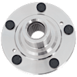 Front, Driver or Passenger Side Wheel Hub, Without Bearing, 5 x 4.5 in. Bolt Pattern