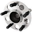 Rear, Driver or Passenger Side Wheel Hub, 5 Lugs, With Bearing, FWD, 3.5L, 6Cyl