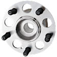 Rear, Driver or Passenger Side Wheel Hub, 5 Lugs, With Bearing