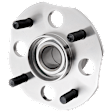 Rear, Driver or Passenger Side Wheel Hub, With Bearing, Non-ABS, With Rear Drum Brake