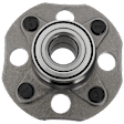 Rear, Driver or Passenger Side Wheel Hub, With Bearing, Non-ABS, With Rear Drum Brake