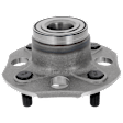 Rear, Driver or Passenger Side Wheel Hub, With Bearing, Non-ABS, With Rear Drum Brake