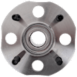 Rear, Driver or Passenger Side Wheel Hub, With Bearing, Non-ABS, With Rear Drum Brake