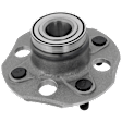 Rear, Driver or Passenger Side Wheel Hub, With Bearing, Non-ABS, With Rear Drum Brake